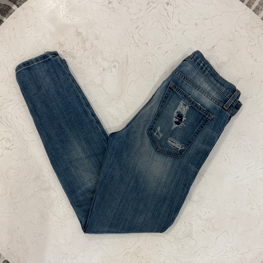 Current/Elliott Jeans The Stiletto Shipwreck Destroy Skinny Jeans 28 - Picture 10 of 10